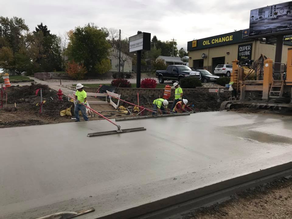 Concrete paving